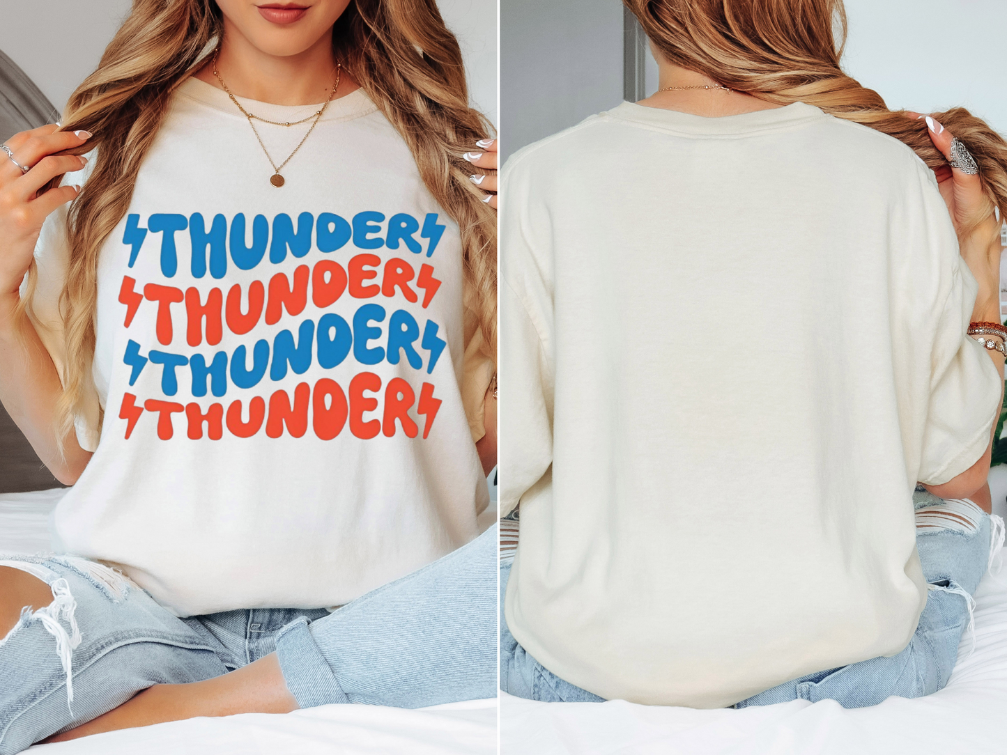 OKC Thunder Basketball Tee