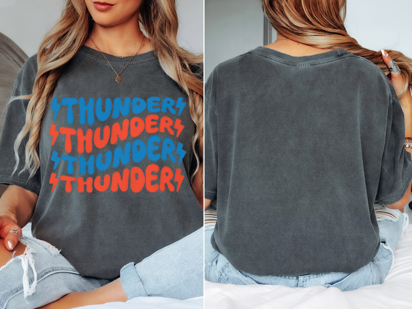 OKC Thunder Basketball Tee