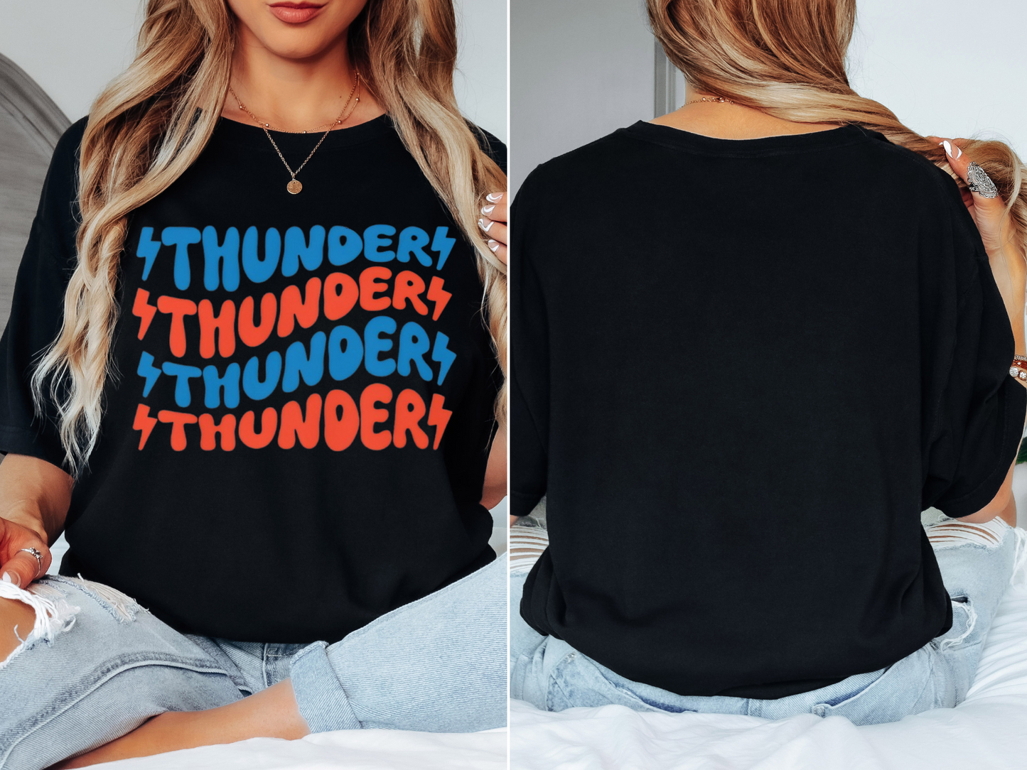 OKC Thunder Basketball Tee