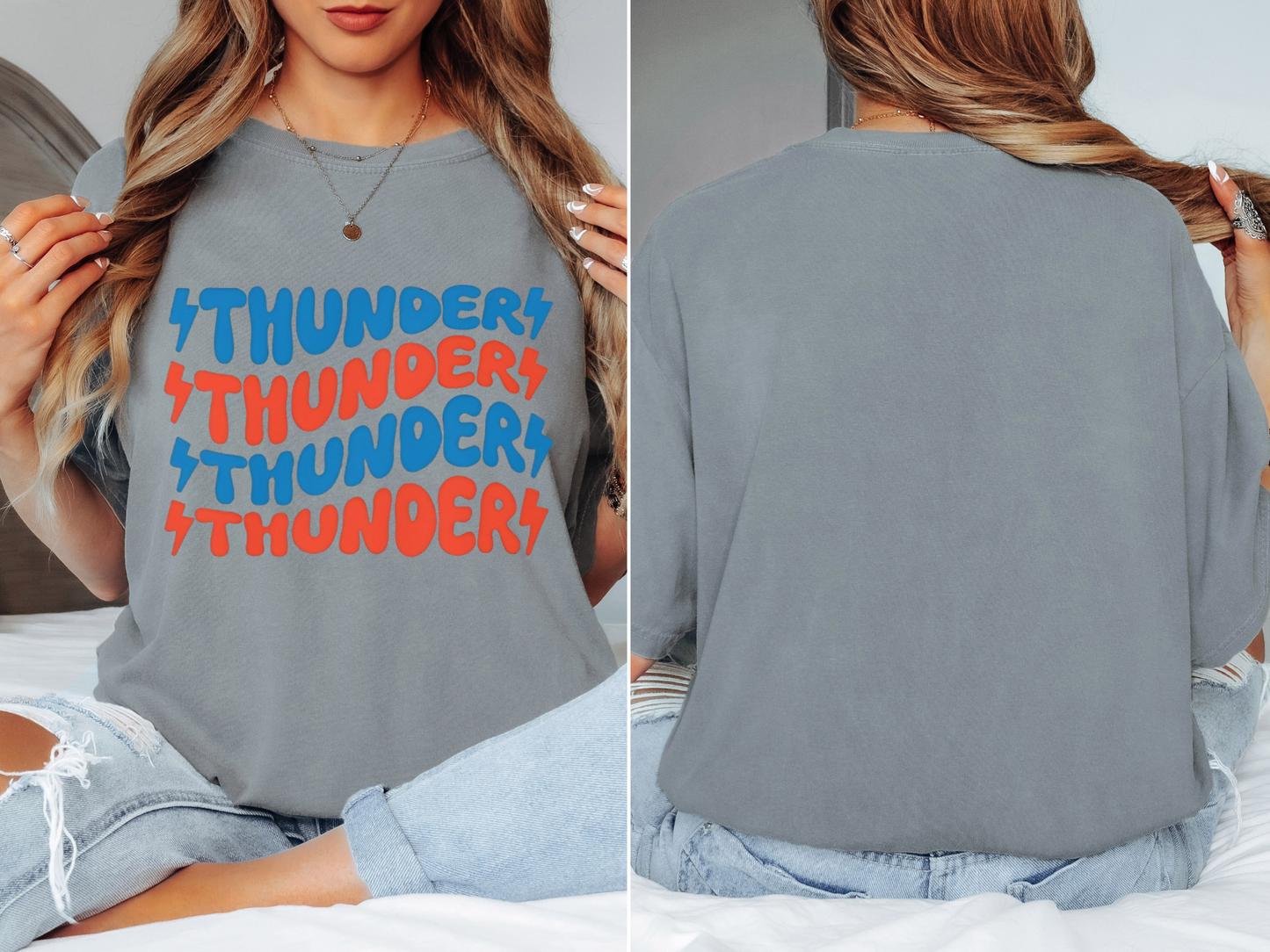 OKC Thunder Basketball Tee